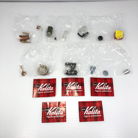 【中古美品】 Mini Kalita フィギュアコレクション 全5種セット ガチャ カプセルトイ カプセル欠品 ミニブック付き パッケージ未開封 038-260710-ti-12-tag 万代Net店