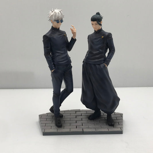 【現状渡し品】 グッドスマイルカンパニー 呪術廻戦 五条悟＆夏油傑 高専Ver. 1/7スケール フィギュア 2体セット 箱なし 現状品 キズ・汚れあり 051-260827-ti-11-tagh 万代Net店
