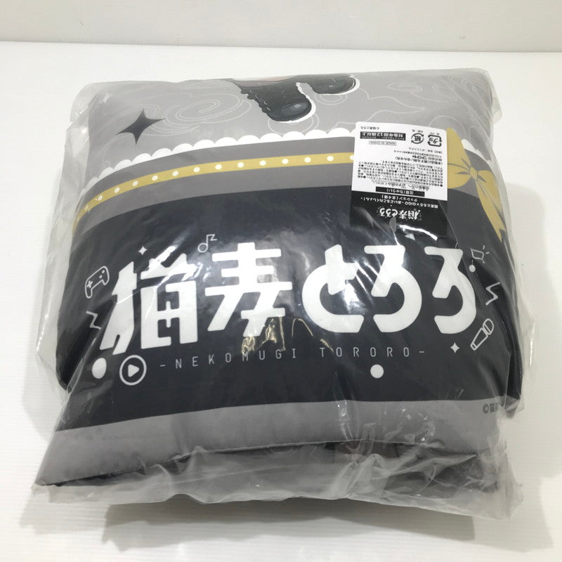 【中古美品】 猫麦とろろ ビッグクッション あいどるこれくしょん！ GiGO限定 054-260409-yk-06-tag 万代Net店