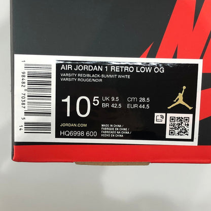 【未使用品】【メンズ】 NIKE ナイキ HQ6998-600 AIR JORDAN 1 RETRO LOW OG CHICAGO 160-260204-SY-02-iwa サイズ：28.5 万代Net店