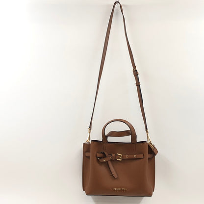 【現状渡し品】【レディース】 Michael Kors マイケルコース EMILIA 35F0GU5S5T エミリア サッチェルスモール 2Wayバッグ ショルダーバッグ ハンドバッグ カバン 188-260314-hn-04-fur カラー：ブラウン 万代Net店