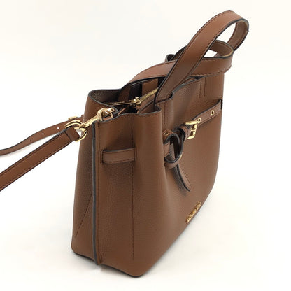 【現状渡し品】【レディース】 Michael Kors マイケルコース EMILIA 35F0GU5S5T エミリア サッチェルスモール 2Wayバッグ ショルダーバッグ ハンドバッグ カバン 188-260314-hn-04-fur カラー：ブラウン 万代Net店