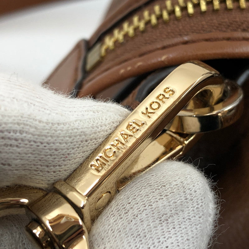 【現状渡し品】【レディース】 Michael Kors マイケルコース EMILIA 35F0GU5S5T エミリア サッチェルスモール 2Wayバッグ ショルダーバッグ ハンドバッグ カバン 188-260314-hn-04-fur カラー：ブラウン 万代Net店