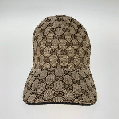 【中古品】【メンズ/レディース】 GUCCI グッチ 200035 539517 GGキャンバス CAP グッチ キャップ  183-250220-SY-01-iwa サイズ：L59 カラー：GGキャンバス 万代Net店