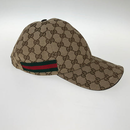 【中古品】【メンズ/レディース】 GUCCI グッチ 200035 539517 GGキャンバス CAP グッチ キャップ  183-250220-SY-01-iwa サイズ：L59 カラー：GGキャンバス 万代Net店