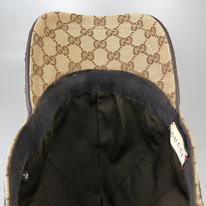 【中古品】【メンズ/レディース】 GUCCI グッチ 200035 539517 GGキャンバス CAP グッチ キャップ  183-250220-SY-01-iwa サイズ：L59 カラー：GGキャンバス 万代Net店