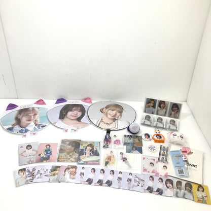 【中古品】 ME:I　海老原鼓 グッズセット うちわ/アクリルスタンド/缶バッジ/トレカ/写真等 087-260409-yk-02-tag 万代Net店