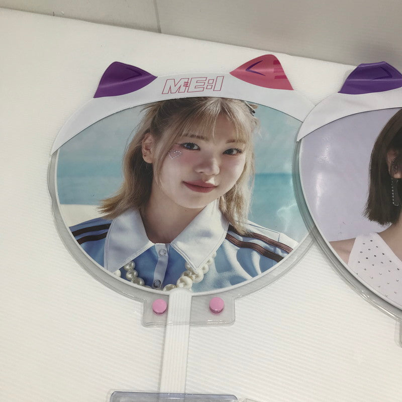 【中古品】 ME:I　海老原鼓 グッズセット うちわ/アクリルスタンド/缶バッジ/トレカ/写真等 087-260409-yk-02-tag 万代Net店