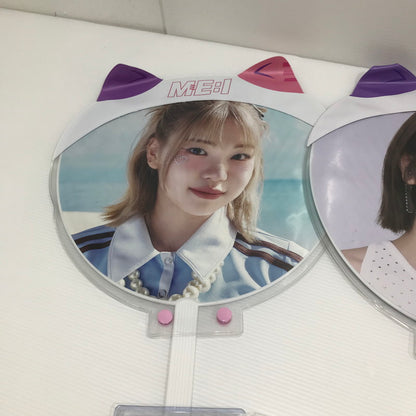 【中古品】 ME:I　海老原鼓 グッズセット うちわ/アクリルスタンド/缶バッジ/トレカ/写真等 087-260409-yk-02-tag 万代Net店