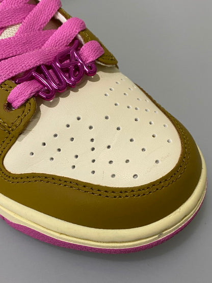 【中古品】【レディース】 NIKE ナイキ FD8683-700 WMNS DUNK LOW ”JUST DO IT” 靴 シューズ 166-240828-AS-22-min サイズ：22.5cm カラー：ベージュ/ブラウン/ピンク 万代Net店