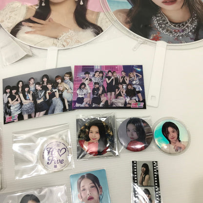 【中古品】 ME:I 笠原桃奈 グッズセット うちわ/アクリルスタンド/缶バッジ/トレカ/写真等 087-260409-yk-01-tag 万代Net店