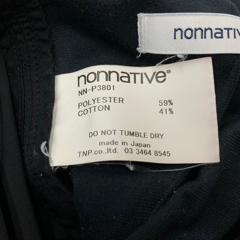 【中古品】【メンズ】 nonnative ノンネイティブ NN-P3801 20SS DWELLER EASY PANTS RELAXED FIT P C PEACH WEATHER   151-240223-tk-8-tei サイズ：2 カラー：ブラック 万代Net店