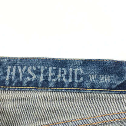 【中古品】【メンズ】 HYSTERIC GLAMOUR ヒステリックグラマー KINKY DAMAGE DENIM PANTS 02221AP05 リペア加工 ダメージ デニムパンツ ボトムス 151-260613-hn-04-fur サイズ：28 カラー：ブルー系 万代Net店