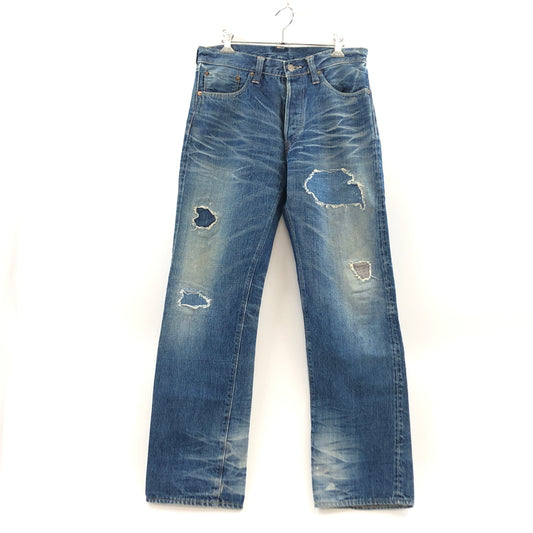 【現状渡し品】【メンズ】 SUGAR CANE シュガーケーン BUTTON FLY LONE STAR DENIM PANTS LOT 901 ボタンフライ ロンスター デニムパンツ ボトムス 156-260613-hn-06-fur サイズ：30×31 カラー：インディゴ 万代Net店