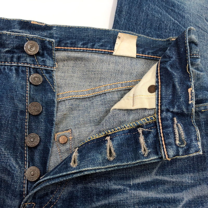 【現状渡し品】【メンズ】 SUGAR CANE シュガーケーン BUTTON FLY LONE STAR DENIM PANTS LOT 901 ボタンフライ ロンスター デニムパンツ ボトムス 156-260613-hn-06-fur サイズ：30×31 カラー：インディゴ 万代Net店