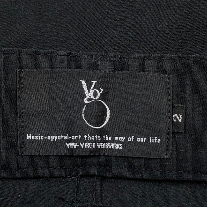 【現状渡し品】【メンズ】 VIRGO WEAR WORKS ヴァルゴウェアワークス FIGHTING CARGO NEO VG-PT-251 ファイティング カーゴ ネオ カーゴパンツ ボトムス 153-260315-hn-03-fur サイズ：2 カラー：ブラック 万代Net店