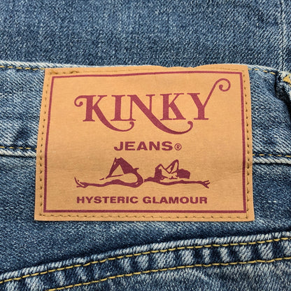 【中古品】【メンズ】 HYSTERIC GLAMOUR ヒステリックグラマー KINKY HYSTERIC GIRL PATCH DENIM PANTS 002192AP09 ヒステリックガール パッチ デニムパンツ ボトムス 151-260613-hn-07-fur サイズ：29 カラー：インディゴ 万代Net店
