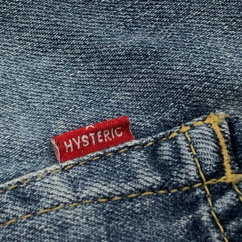 【中古品】【メンズ】 HYSTERIC GLAMOUR ヒステリックグラマー KINKY HYSTERIC GIRL PATCH DENIM PANTS 002192AP09 ヒステリックガール パッチ デニムパンツ ボトムス 151-260613-hn-07-fur サイズ：29 カラー：インディゴ 万代Net店