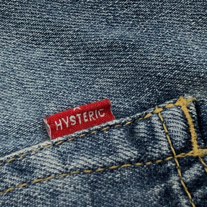 【中古品】【メンズ】 HYSTERIC GLAMOUR ヒステリックグラマー KINKY HYSTERIC GIRL PATCH DENIM PANTS 002192AP09 ヒステリックガール パッチ デニムパンツ ボトムス 151-260613-hn-07-fur サイズ：29 カラー：インディゴ 万代Net店