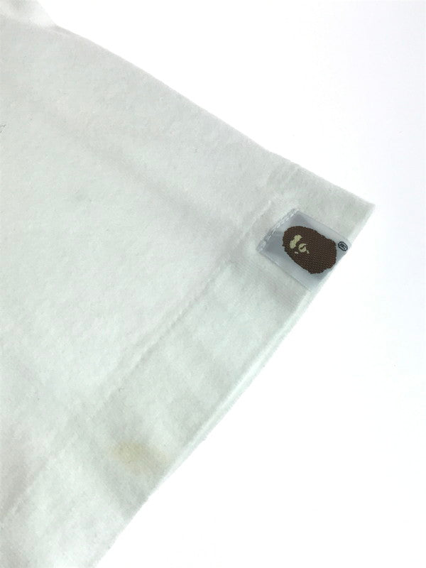 【中古品】【メンズ】 A BATHING APE アベイシングエイプ 00'S PRINT TEE 00年代 プリント Tシャツ 半袖Tシャツ 142-251029-na-17-tag サイズ：M カラー：ホワイト 万代Net店