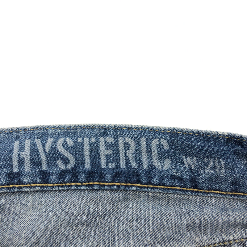 【中古品】【メンズ】 HYSTERIC GLAMOUR ヒステリックグラマー KINKY HYSTERIC GIRL PATCH DENIM PANTS 002192AP09 ヒステリックガール パッチ デニムパンツ ボトムス 151-260613-hn-07-fur サイズ：29 カラー：インディゴ 万代Net店