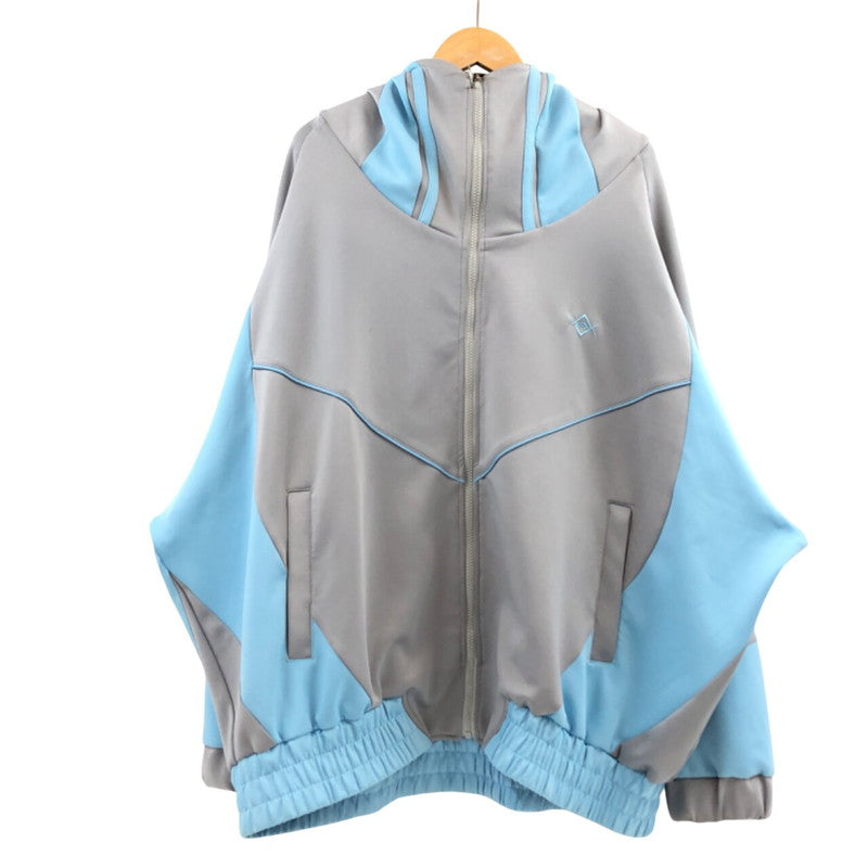 【中古品】【メンズ/レディース】 REFLEM レフレム 4025400800 BIGアーチ切替ハイネック ジャージ パーカー トップス 147-260315-hn-04-fur サイズ：Free カラー：グレー/ブルー系 万代Net店