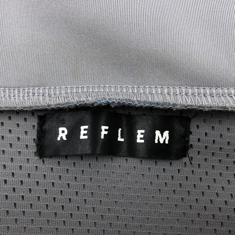 【中古品】【メンズ/レディース】 REFLEM レフレム 4025400800 BIGアーチ切替ハイネック ジャージ パーカー トップス 147-260315-hn-04-fur サイズ：Free カラー：グレー/ブルー系 万代Net店