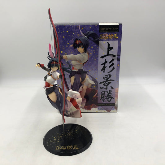 【中古品】 百花繚乱 上杉景勝 限定版 1/8 完成品フィギュア 月刊ホビージャパン2015年4月号＆5月号 誌上通販 053-260809-ns-04-tei 万代Net店