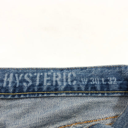 【中古品】【メンズ】 HYSTERIC GLAMOUR ヒステリックグラマー KINKY DAMAGE DENIM PANTS 02231AP08 ダメージ デニムパンツ リペア加工 ボトムス 151-260613-hn-08-fur サイズ：30 カラー：インディゴ 万代Net店