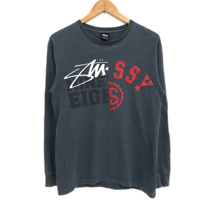 【現状渡し品】【メンズ】 STUSSY ステューシー 長袖Tシャツ トップス 142-250703-hn-08-fur サイズ：M カラー：グレー系 万代Net店