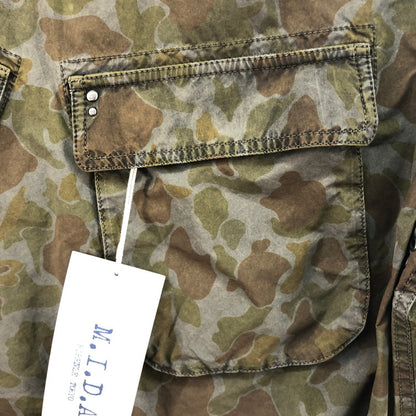 【未使用品】【メンズ】 M.I.D.A. M191212 CAMO ANORAK OVER DYE サイズ：44 141-260211-SY-01-iwa 万代Net店
