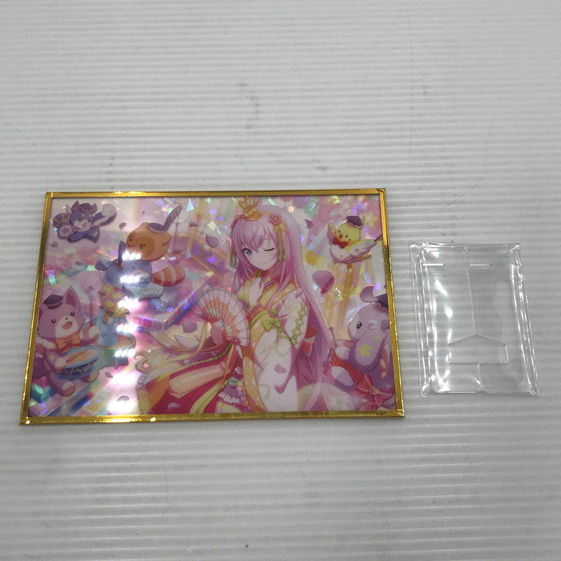【中古美品】 はっぴーこれくしょんくじ プロセカ バースデーギフトシリーズ2025 flower celebration 巡音ルカ アクリル色紙賞 D 開封済み 053-260828-ti-07-tagh 万代Net店