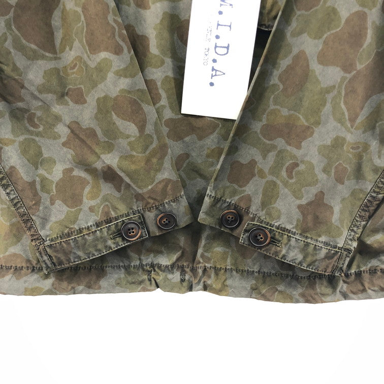 【未使用品】【メンズ】 M.I.D.A M191212 CAMO ANORAK OVER DYE 141-260211-SY-03-iwa 万代Net店
