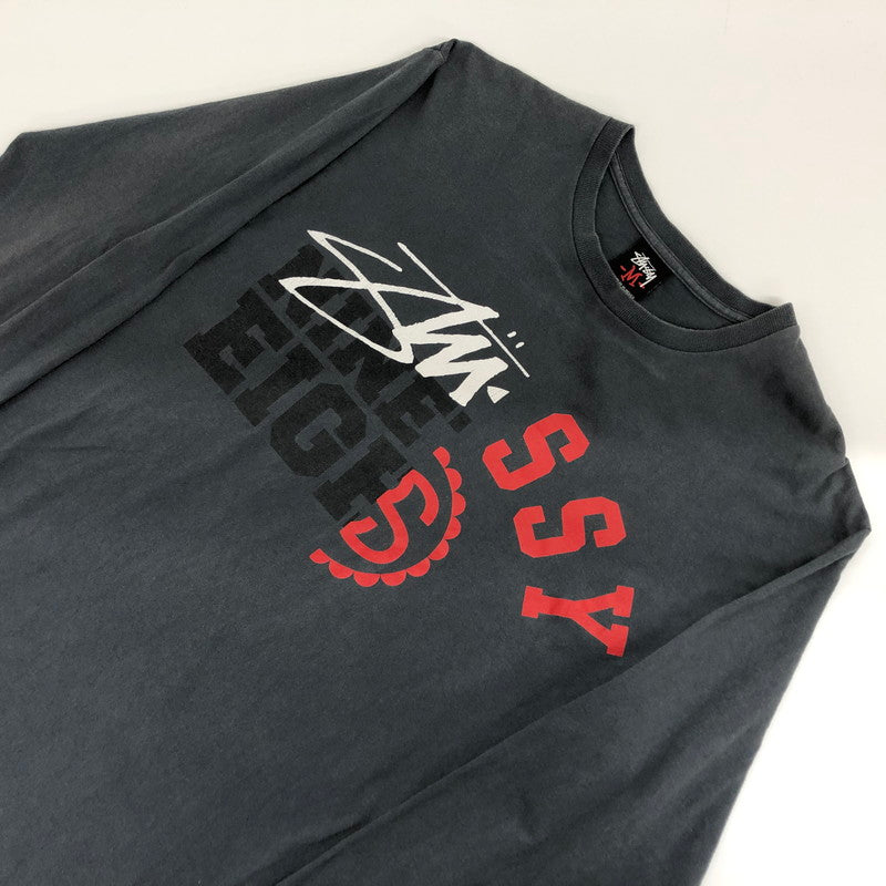 【現状渡し品】【メンズ】 STUSSY ステューシー 長袖Tシャツ トップス 142-250703-hn-08-fur サイズ：M カラー：グレー系 万代Net店