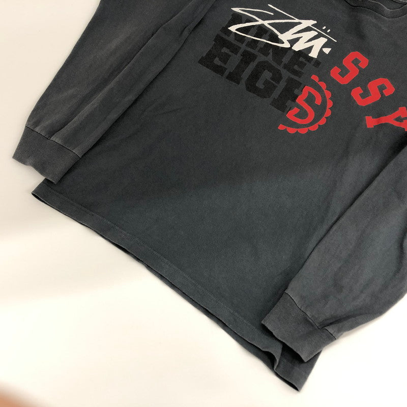 【現状渡し品】【メンズ】 STUSSY ステューシー 長袖Tシャツ トップス 142-250703-hn-08-fur サイズ：M カラー：グレー系 万代Net店