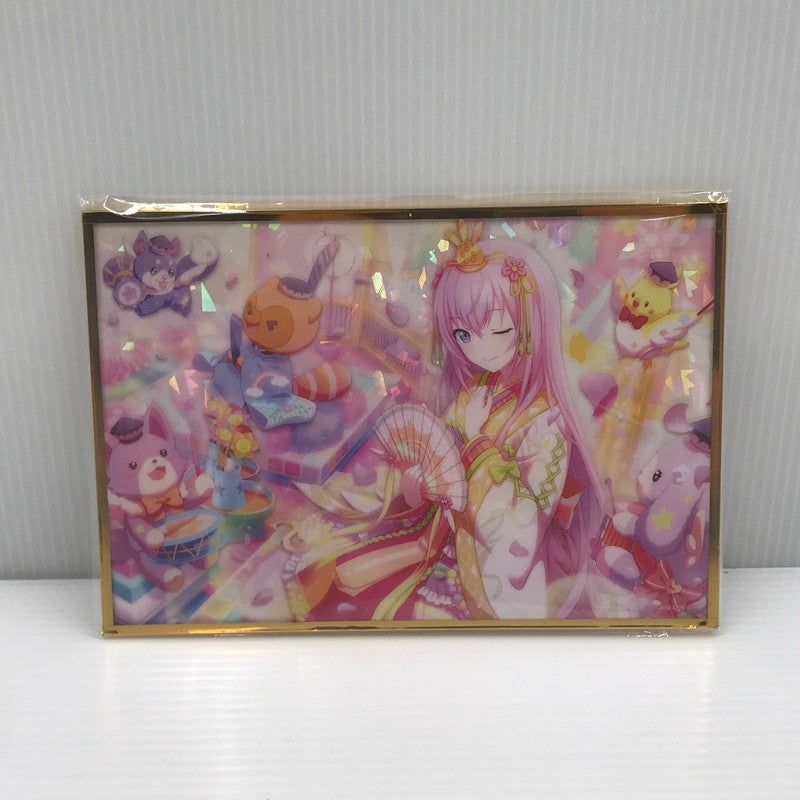 【中古美品】 はっぴーこれくしょんくじ プロセカ バースデーギフトシリーズ2025 flower celebration 巡音ルカ アクリル色紙賞 D 開封済み 053-260828-ti-07-tagh 万代Net店