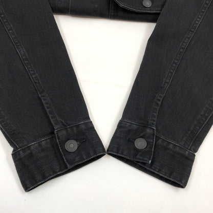【中古品】【メンズ】 UNIQLO ユニクロ デニムジャケット アウター 147-260315-hn-07-fur サイズ：S カラー：ブラック 万代Net店