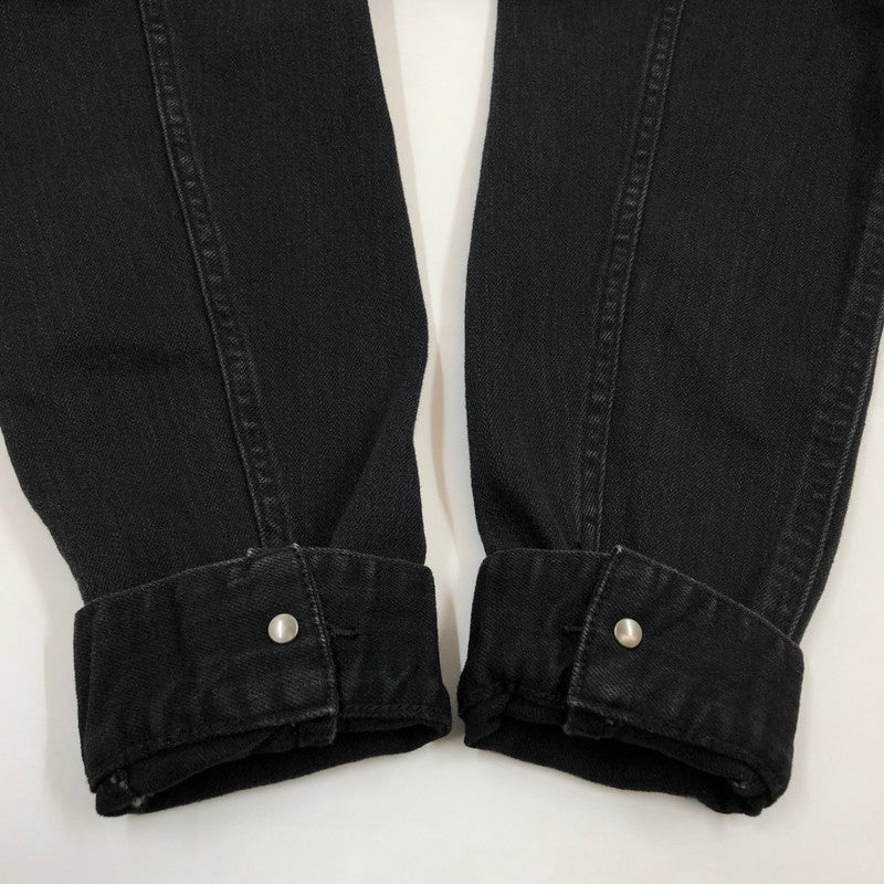 【中古品】【メンズ】 UNIQLO ユニクロ デニムジャケット アウター 147-260315-hn-07-fur サイズ：S カラー：ブラック 万代Net店