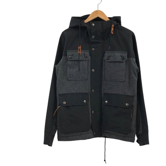 【中古品】【メンズ】 BEAMS ビームス マウンテンパーカー ジャケット アウター 147-260316-hn-01-fur サイズ：S カラー：ブラック/グレー 万代Net店