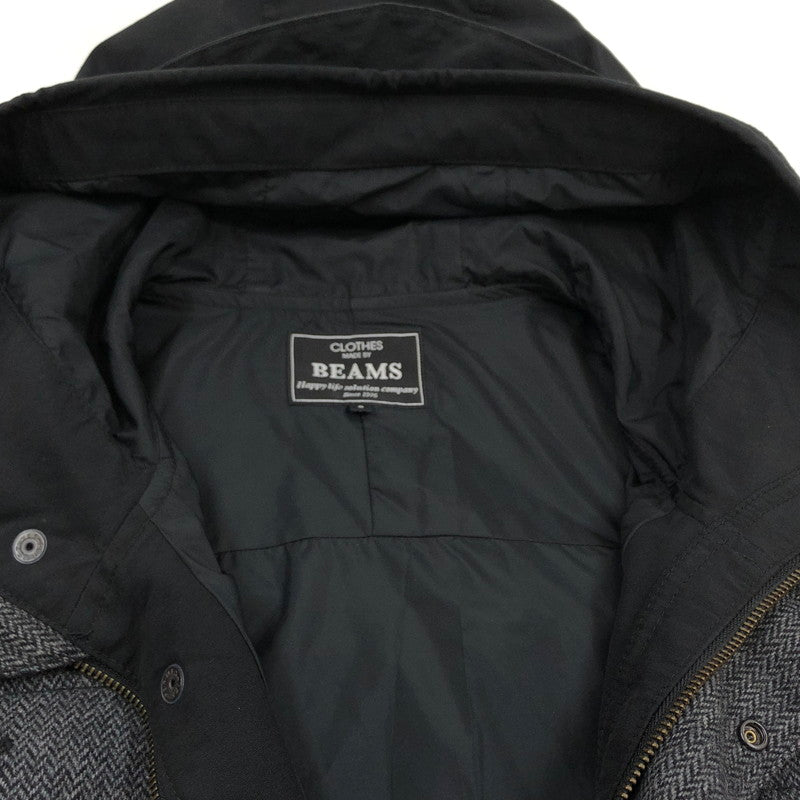 【中古品】【メンズ】 BEAMS ビームス マウンテンパーカー ジャケット アウター 147-260316-hn-01-fur サイズ：S カラー：ブラック/グレー 万代Net店