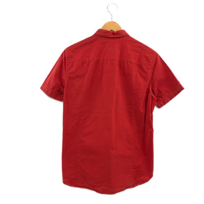 【ジャンク品】【メンズ】 ARMANI EXCHANGE アルマーニエクスチェンジ カジュアルシャツ 半袖 トップス 141-251106-hn-09-fur サイズ：S カラー：レッド系 万代Net店