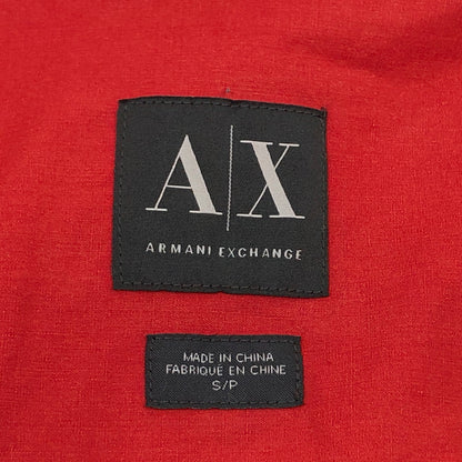 【ジャンク品】【メンズ】 ARMANI EXCHANGE アルマーニエクスチェンジ カジュアルシャツ 半袖 トップス 141-251106-hn-09-fur サイズ：S カラー：レッド系 万代Net店