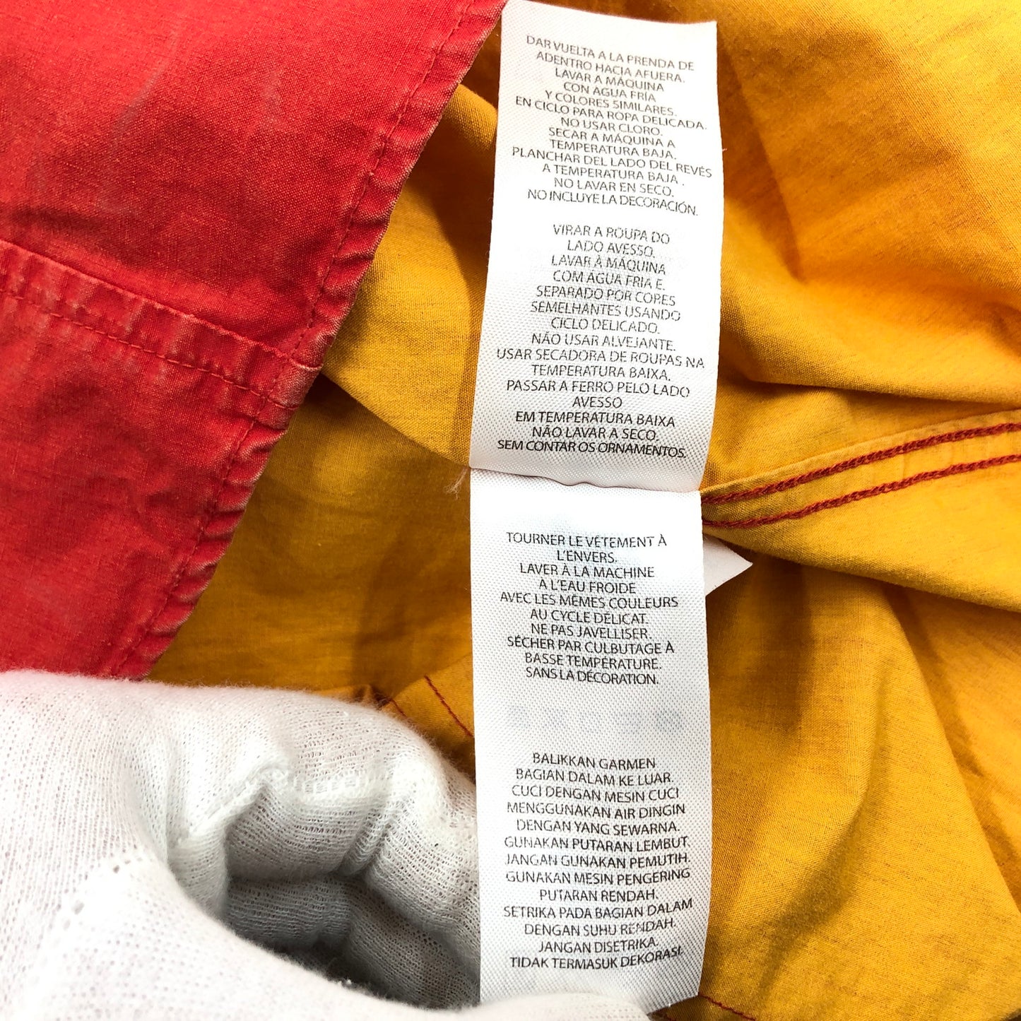 【ジャンク品】【メンズ】 ARMANI EXCHANGE アルマーニエクスチェンジ カジュアルシャツ 半袖 トップス 141-251106-hn-09-fur サイズ：S カラー：レッド系 万代Net店