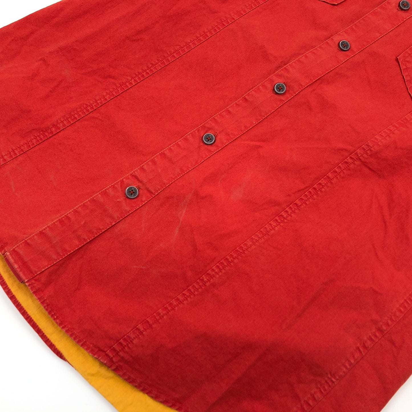 【ジャンク品】【メンズ】 ARMANI EXCHANGE アルマーニエクスチェンジ カジュアルシャツ 半袖 トップス 141-251106-hn-09-fur サイズ：S カラー：レッド系 万代Net店