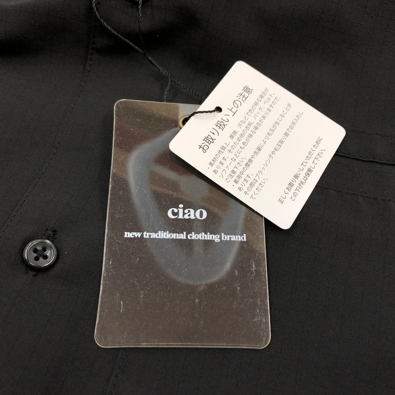 【中古美品】【メンズ】 CIAO チャオ GLASSES STRAP L/S SHIRT 247-02 長袖シャツ カジュアルシャツ トップス 147-260614-hn-01-fur サイズ：M カラー：ブラック 万代Net店