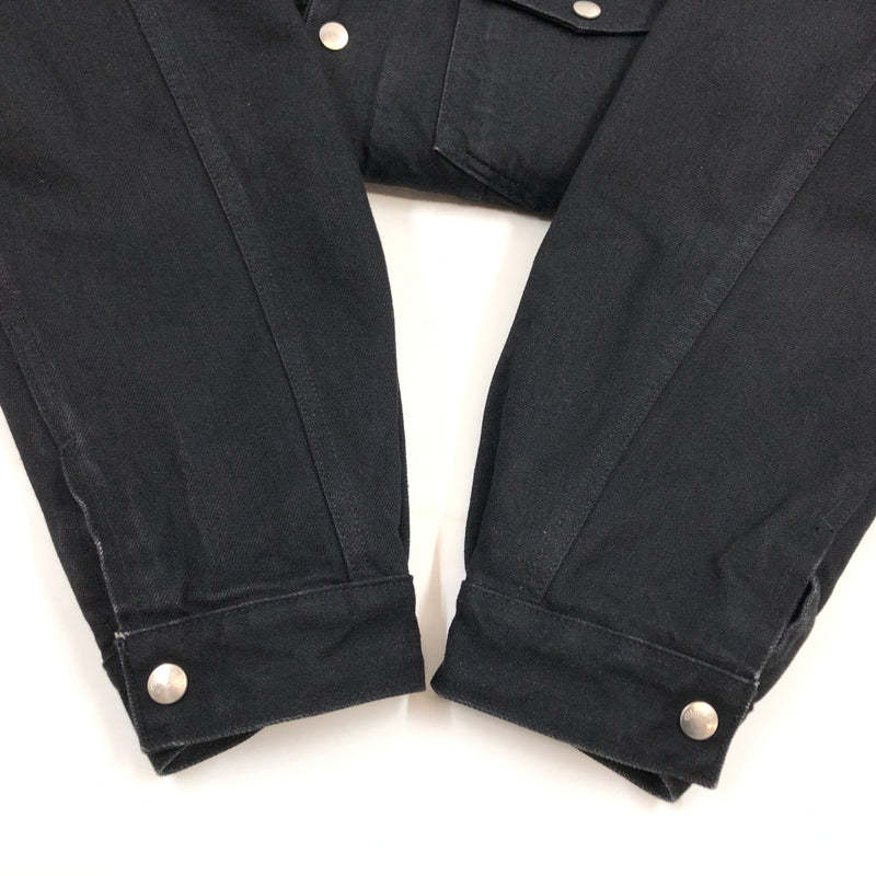 【中古品】【メンズ】 WACKO MARIA ワコマリア × WRANGLER ラングラー TRUCKER JACKET WS9366 トラッカージャケット ボア デニム アウター 142-260827-hn-01-fur サイズ：L カラー：ブラック 万代Net店
