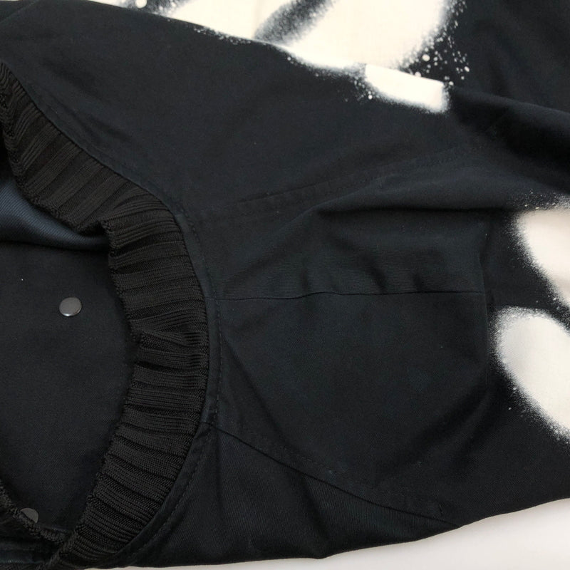 【現状渡し品】【メンズ】 OFF-WHITE オフホワイト 19SS SPRAY PRINT BOMBER JACKET スプレープリント ボンバージャケット アウター 142-260614-hn-02-fur サイズ：L カラー：ブラック/ホワイト 万代Net店