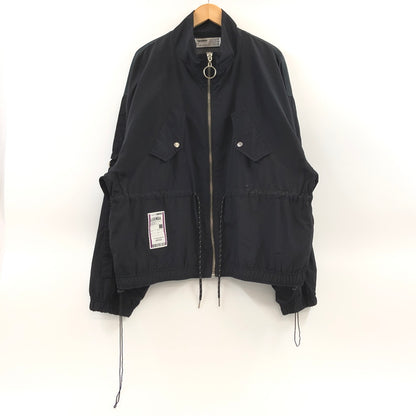 【現状渡し品】【メンズ】 LEGENDA レジェンダ NYLON SHORT MODS BLOUSON LEJ216 ナイロンショートモッズブルゾン ジャケット アウター 142-260614-hn-03-fur サイズ：F カラー：ブラック 万代Net店