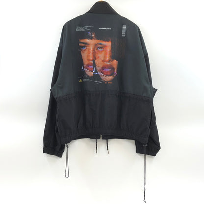 【現状渡し品】【メンズ】 LEGENDA レジェンダ NYLON SHORT MODS BLOUSON LEJ216 ナイロンショートモッズブルゾン ジャケット アウター 142-260614-hn-03-fur サイズ：F カラー：ブラック 万代Net店