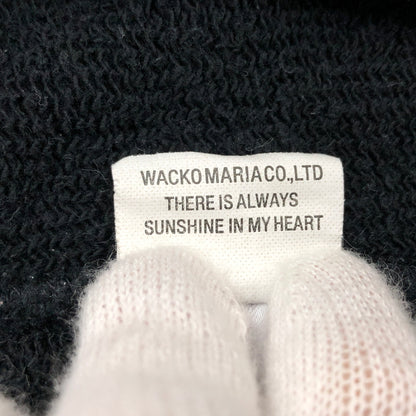 【中古品】【メンズ】 WACKO MARIA ワコマリア HEAVY WEIGHT CREW NECK SWEAT SHIRT 23FW-WMC-SS02 ヘビーウェイト クルーネック スウェットシャツ トレーナー トップス 142-260827-hn-03-fur サイズ：M カラー：ブラック 万代Net店